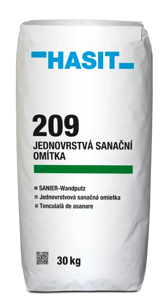 HASIT 209 Sanační jednovrstvá omítka 30Kg