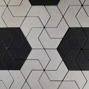 Semmelrock ARTE Smart 6 cm, třpytivě ocelově černá