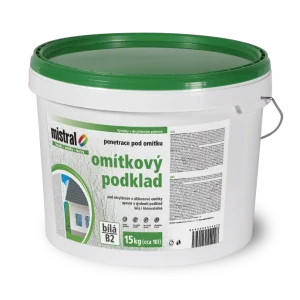 Mistral Omítkový podklad 15kg bílá / bezpříplatkový
