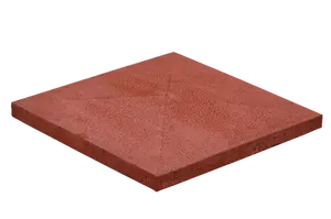 Sloupová hlavice 49x49 cm, červená