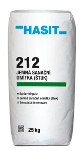 HASIT 212 sanační jemný štuk 30Kg