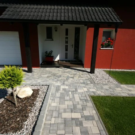 Semmelrock RHODOS Elegant kombi 6 cm, bíločerná