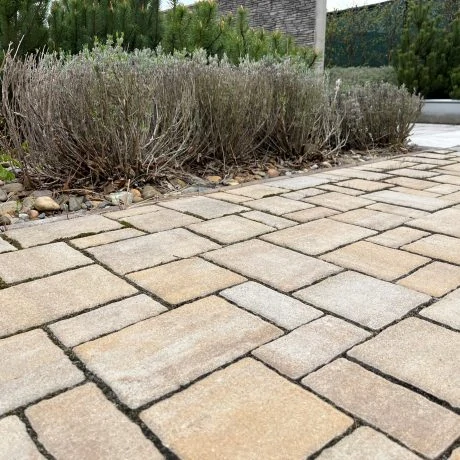 Semmelrock RHODOS Elegant kombi 6 cm, bíložlutokaramelová