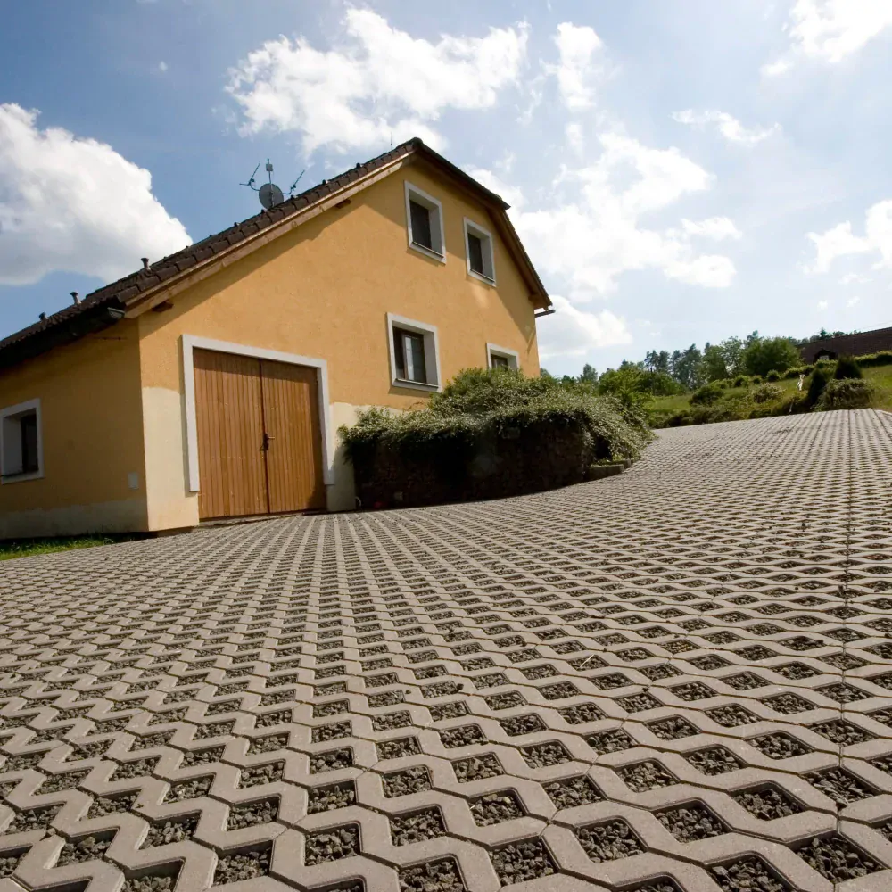 Zatravňovací tvárnice ZT3, 60x40x8 cm, přírodní