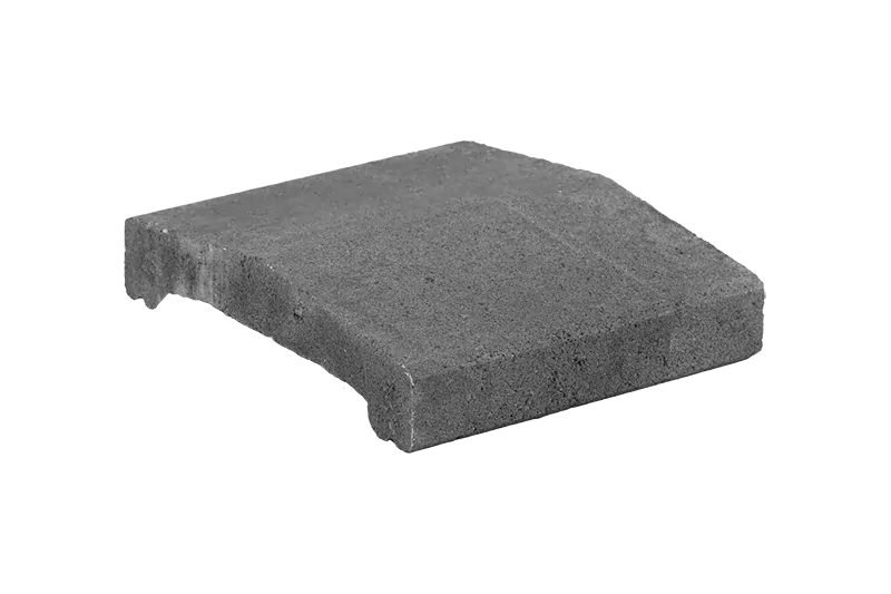Plotová stříška délka 25 cm - hladká, přírodní