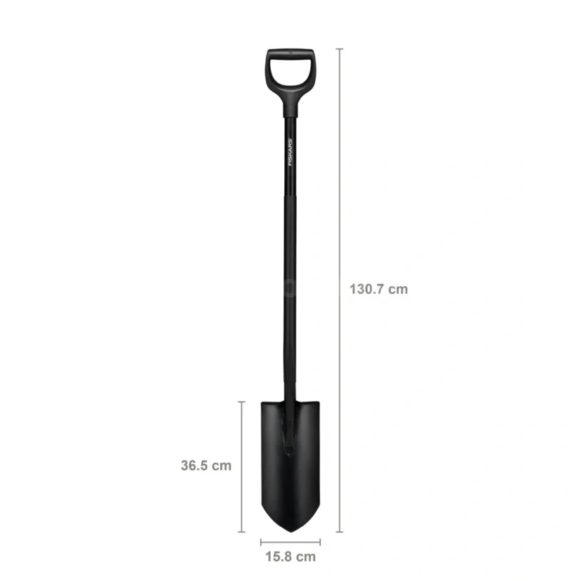 FISKARS rýč špičatý ERGONOMIC PRO drenážní