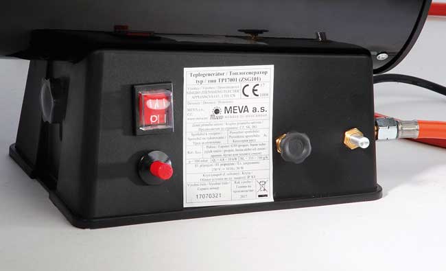 MEVA - plynový teplogenerátor 9-30kW